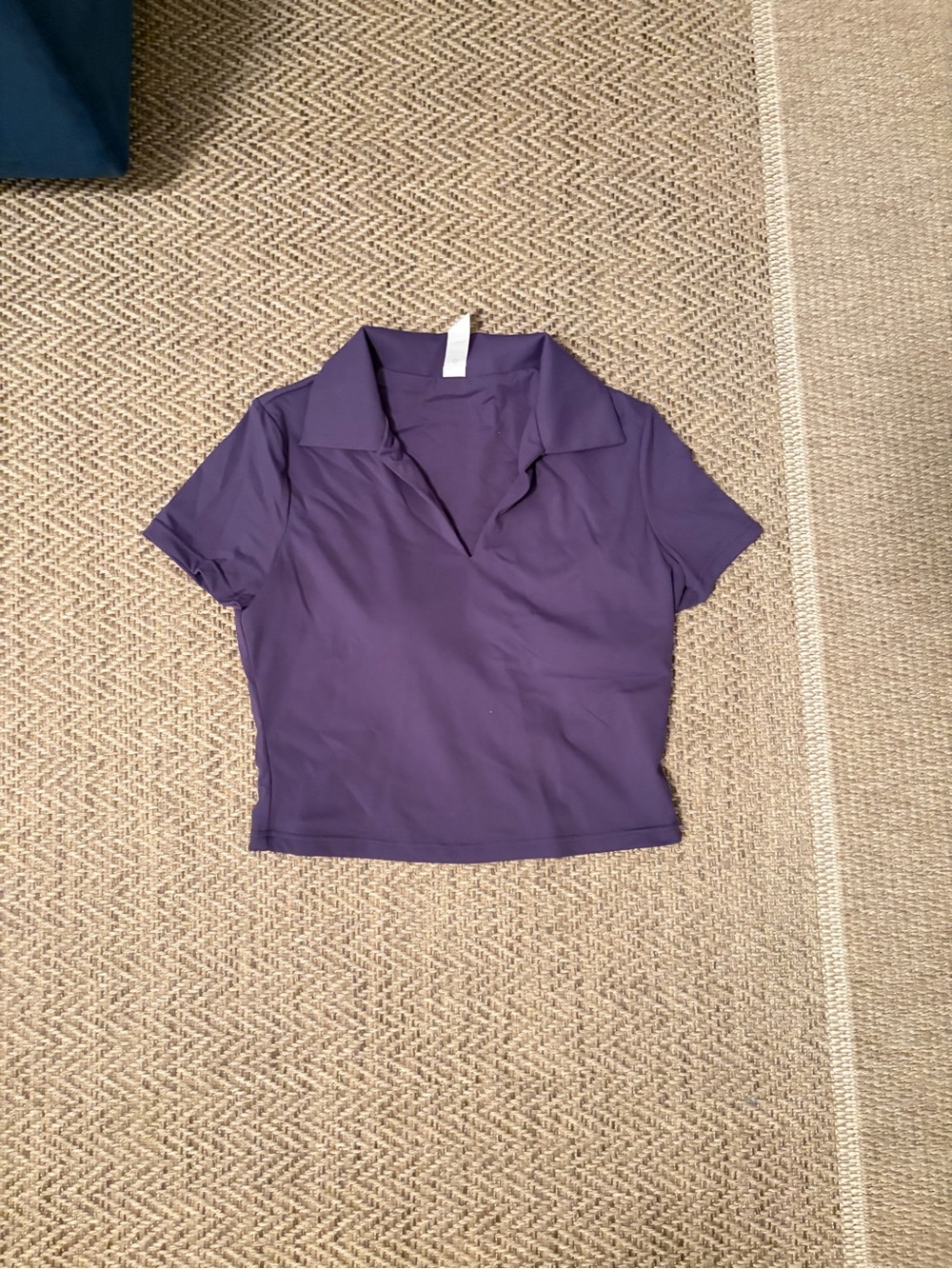 Preppy V Neck Polo Top